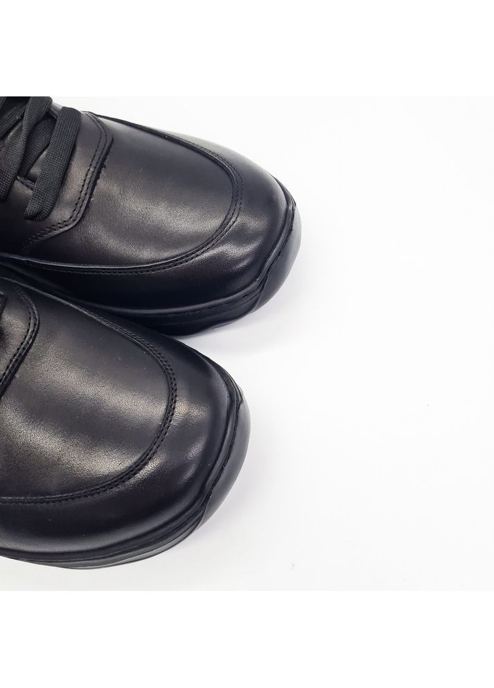 Черные осенние ботинки (р) кожа 0-2-2-8829 Stepter