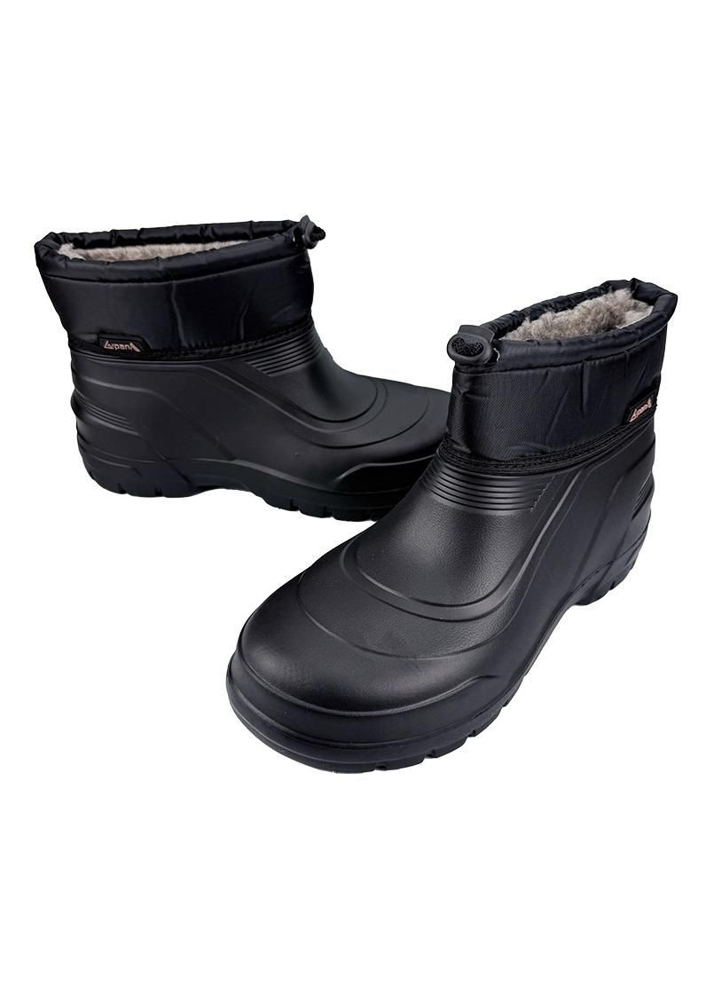 Черные мужские сапоги короткие зимние черные 18160-1 Gipanis