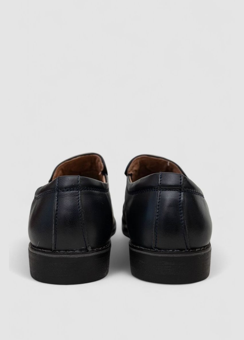 Темно-синие туфли мужские с перфорацией KangFu