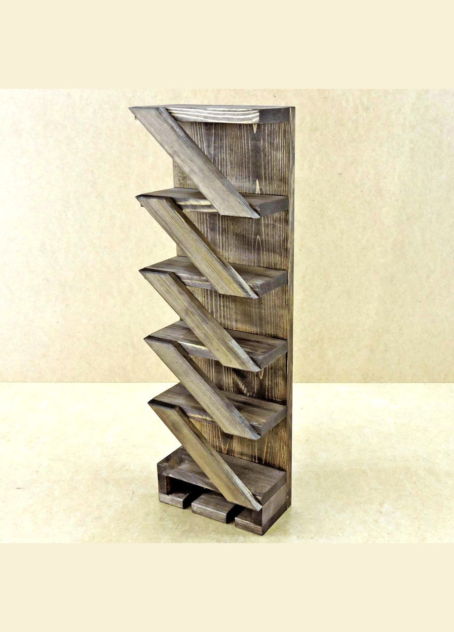 Настінна винна полиця з дерева Хасімото маслина (ПНК-002738) No Brand (327423934)