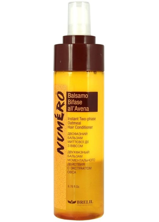 Двухфазный бальзам с экстрактом овса Numero Instant Two-phase Oatmeal Hair Conditioner 200ml. BRELIL (368621119)