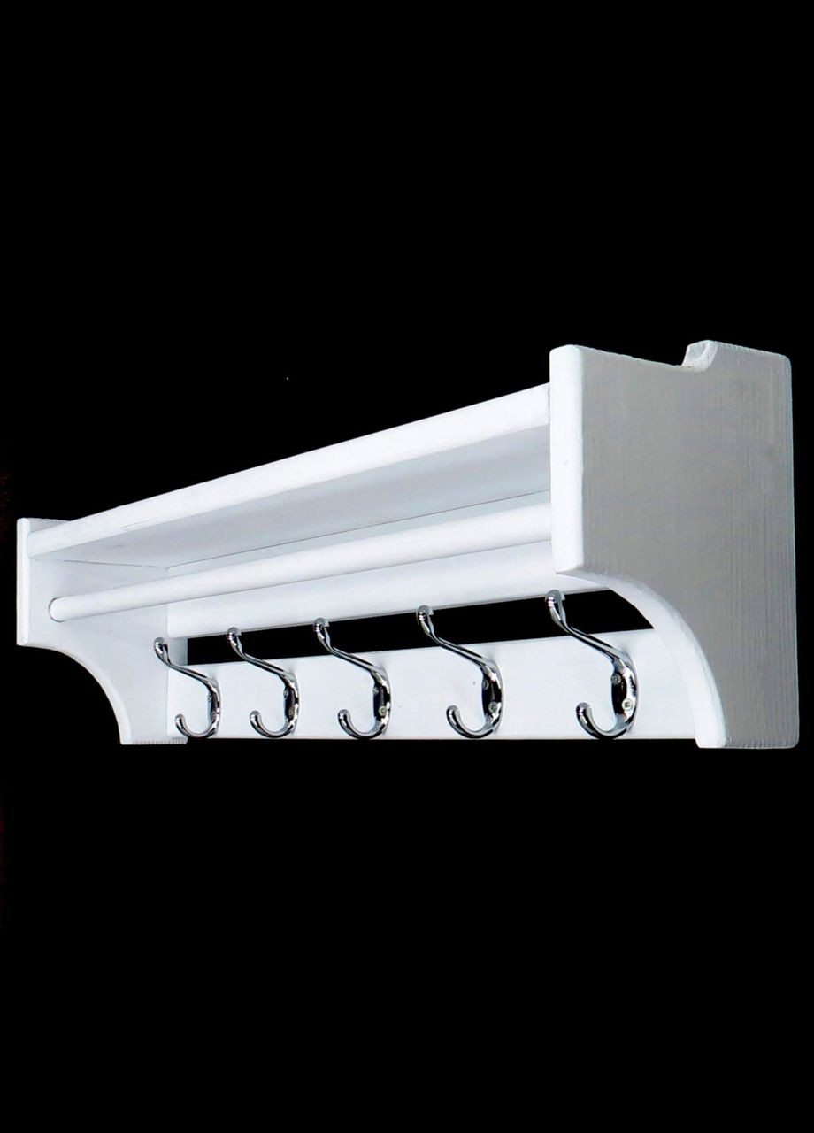 Вішалка для одягу з дерева Гамільтон 5 зефір (ВДО-501020) No Brand (327860120)