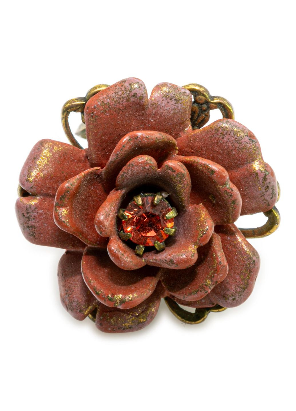 Кольцо "Тепло осеннего цветка" от с кристаллом Swarovski Michal Negrin (347018246)