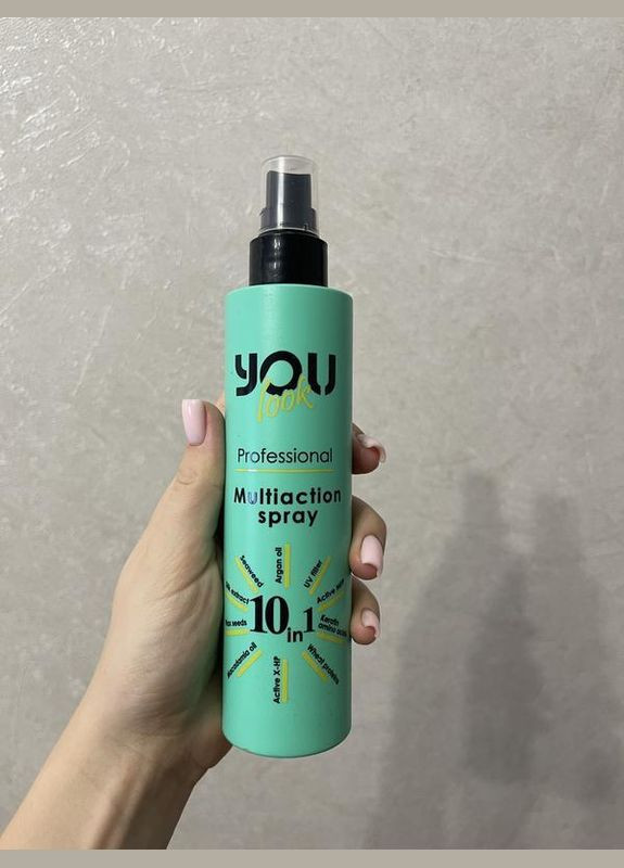 Мультиспрей мгновенного действия You look Multiaction Spray 10в1 для защиты и питания волос, 200 мл You look Professional (297922951)