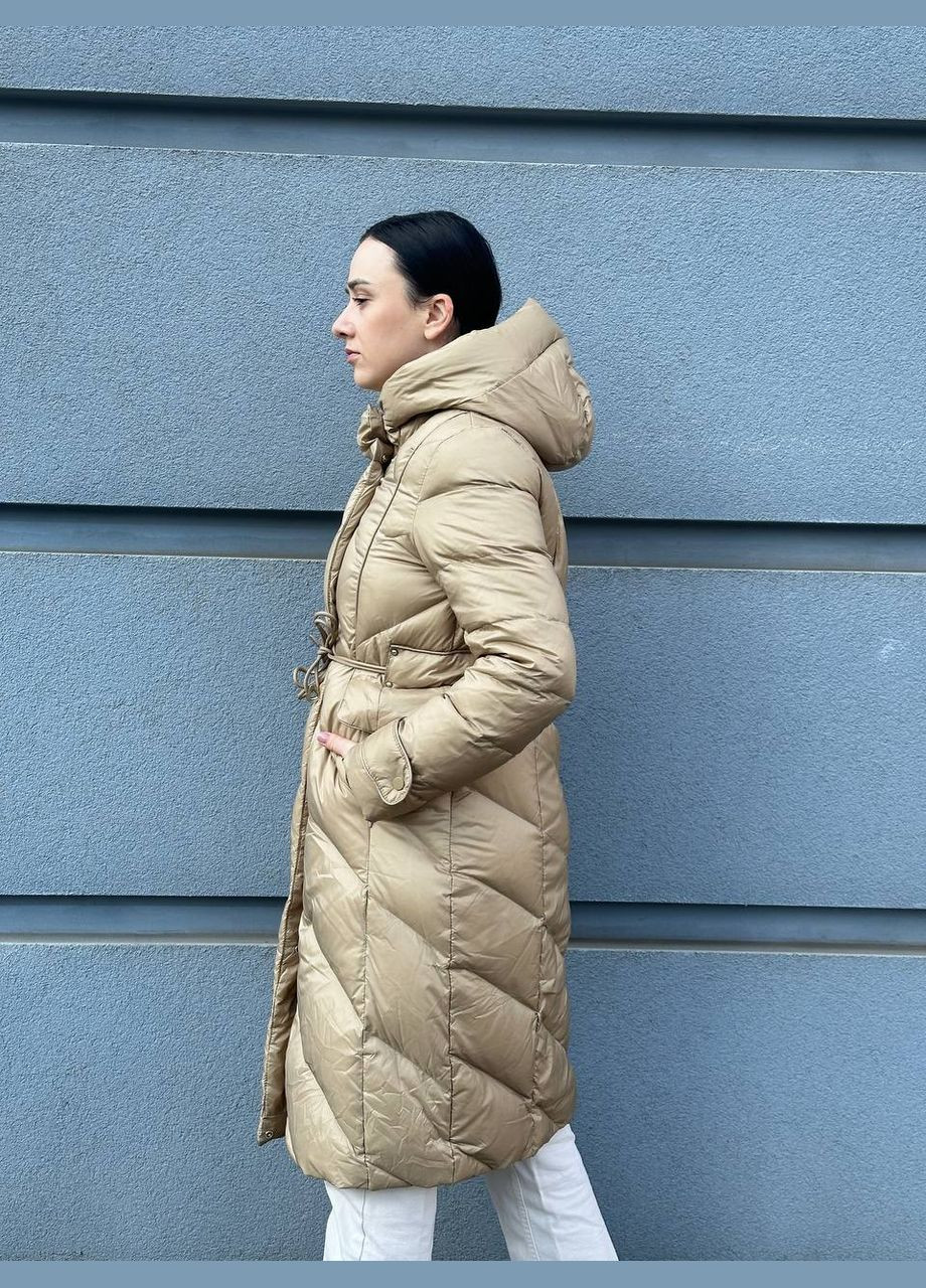 Бежевая куртка-пальто FLY