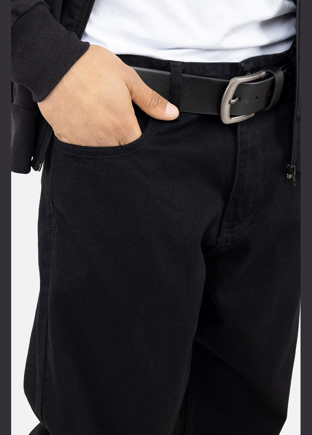 Черные демисезонные мужские джинсы цвет черный цб-00245479 BIG GASTINO
