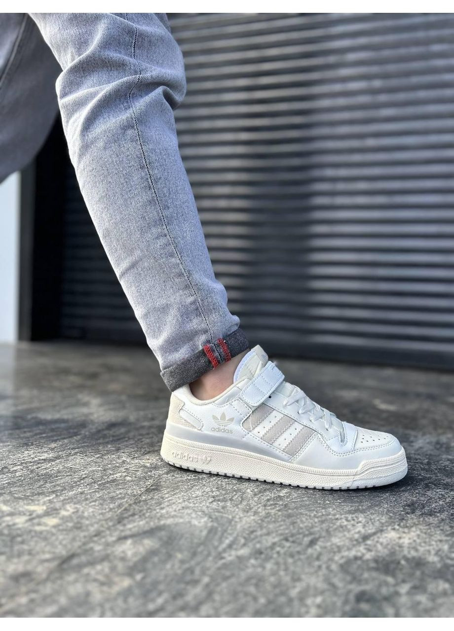 КРОСІВКИ ЖІНОЧІ ADIDAS FORUM 84 LOW ORBIT GREY АДІДАС ФОРУМ 84 No Brand сірі демісезони (368885816)