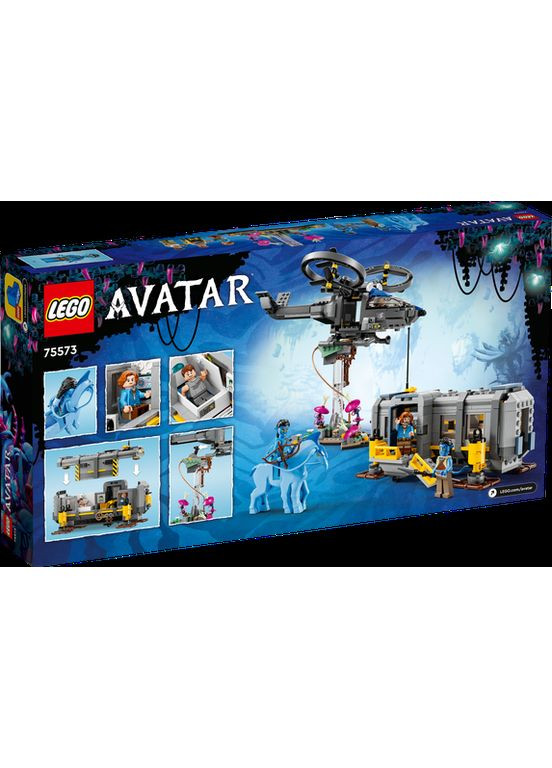 Конструктор Лего Аватар Мобільна станція ОПР і конвертоплан Самсон в горах Аллілуйя Аватар 75573 Lego (372012325)