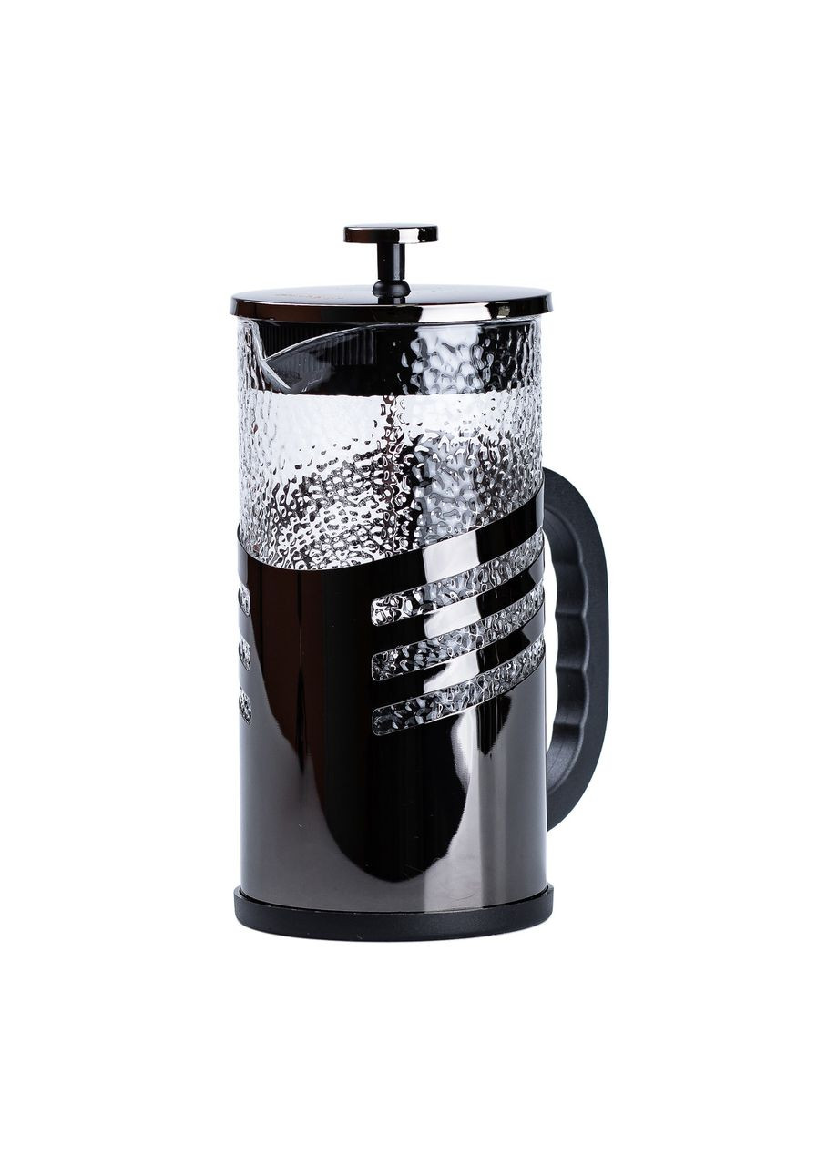 Чайник для заварки з френч пресом і фільтром 1 л чорний HP33537B Jooki (358706393)