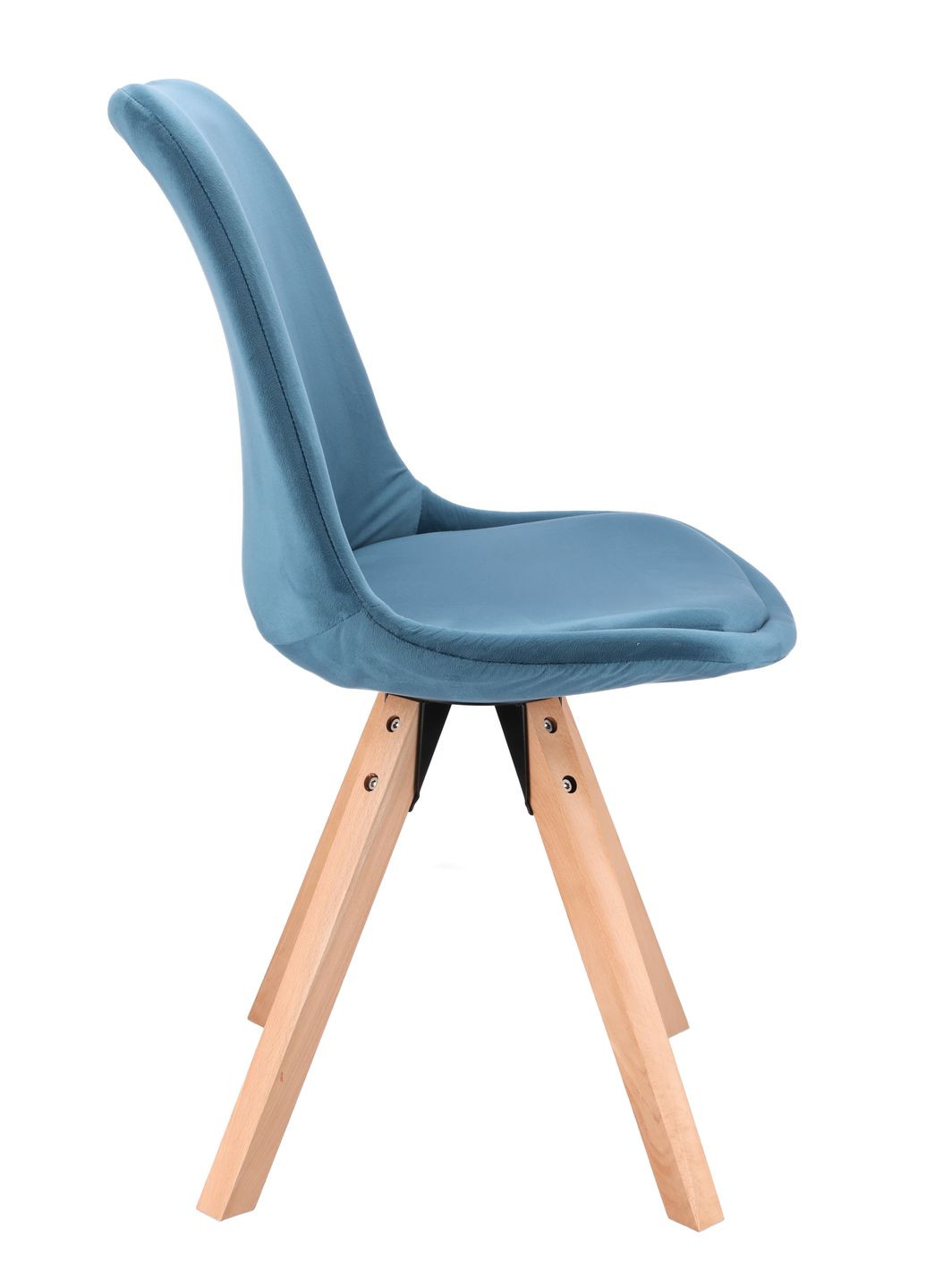 Стул Saida в скандинавском стиле с деревянными ножками аквамарин Jumi (361952952)