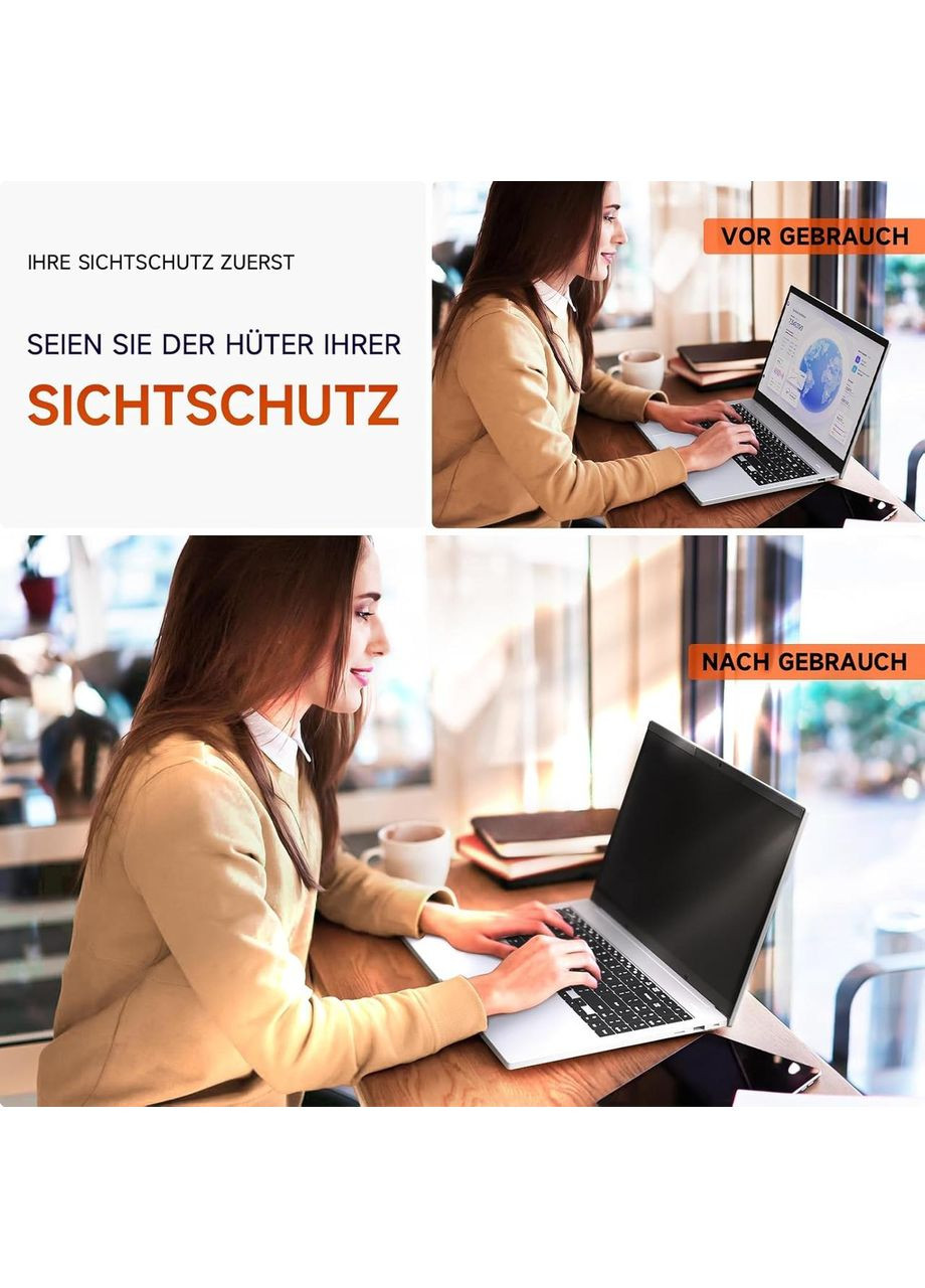 Магнитный защитный экран для ноутбука 16” пленка для конфиденциальности с защитой от синего света антибликовая No Brand (366422036)