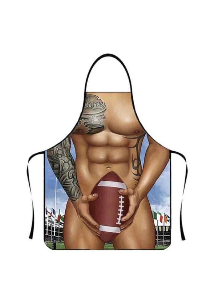 Фартук с приколом Мачо и баскетбол 8000 71х54,5х0,2 см Fashion (324267936)