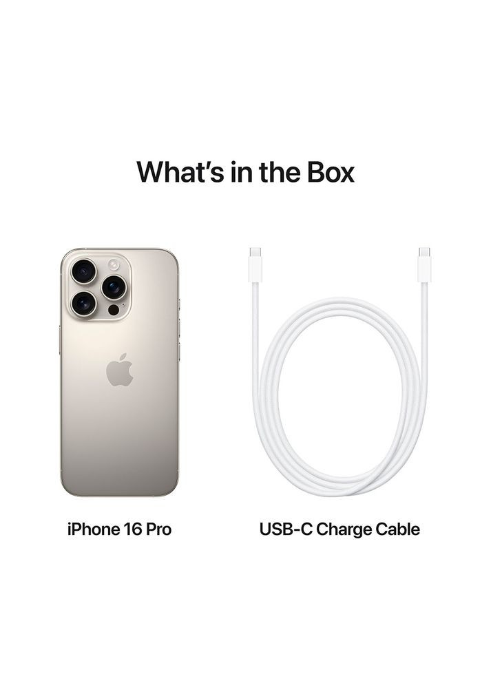 Смартфон iPhone 16 Pro 256GB Natural Titanium (MYNL3SX/A) Apple (307024804)