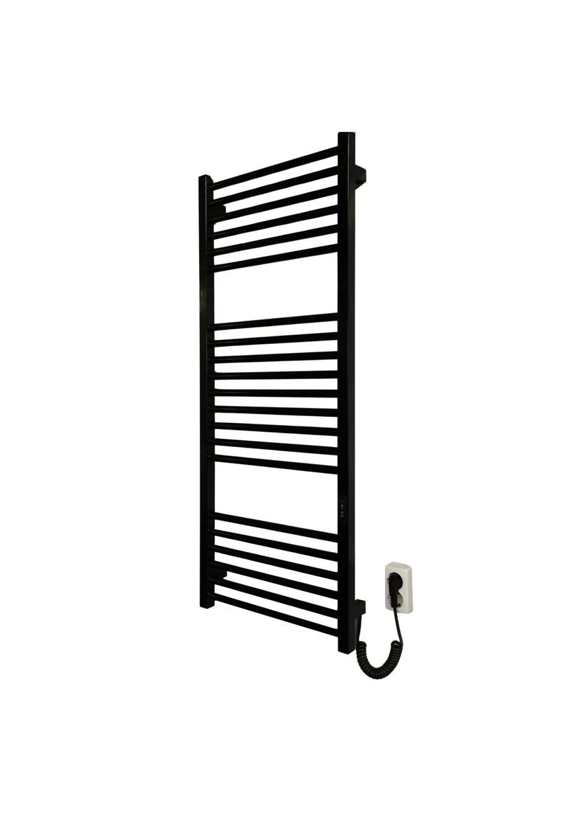 Рушникосушарка електрична з контроллером Чорний глянець 1190*490 Carino ARIANNA (367604561)