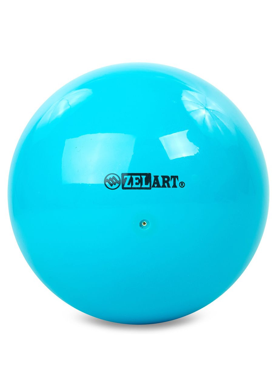 М'яч для художньої гімнастики 20см Pro (Гума, d-20см, 430гр, Бірюзовий) (RG200_Бірюзовий) Zelart (361439149)