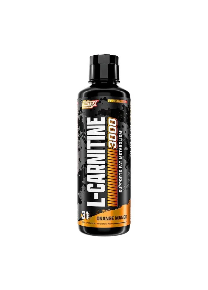 Liquid L-Carnitine 3000 - 480ml Orange Mango Nutrex (381222017)