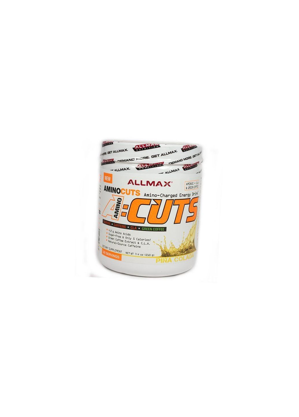 Жиросжигатель с Аминокислотами, Aminocuts, 210г Пинаколада (02134013) ALLMAX Nutrition (296687017)