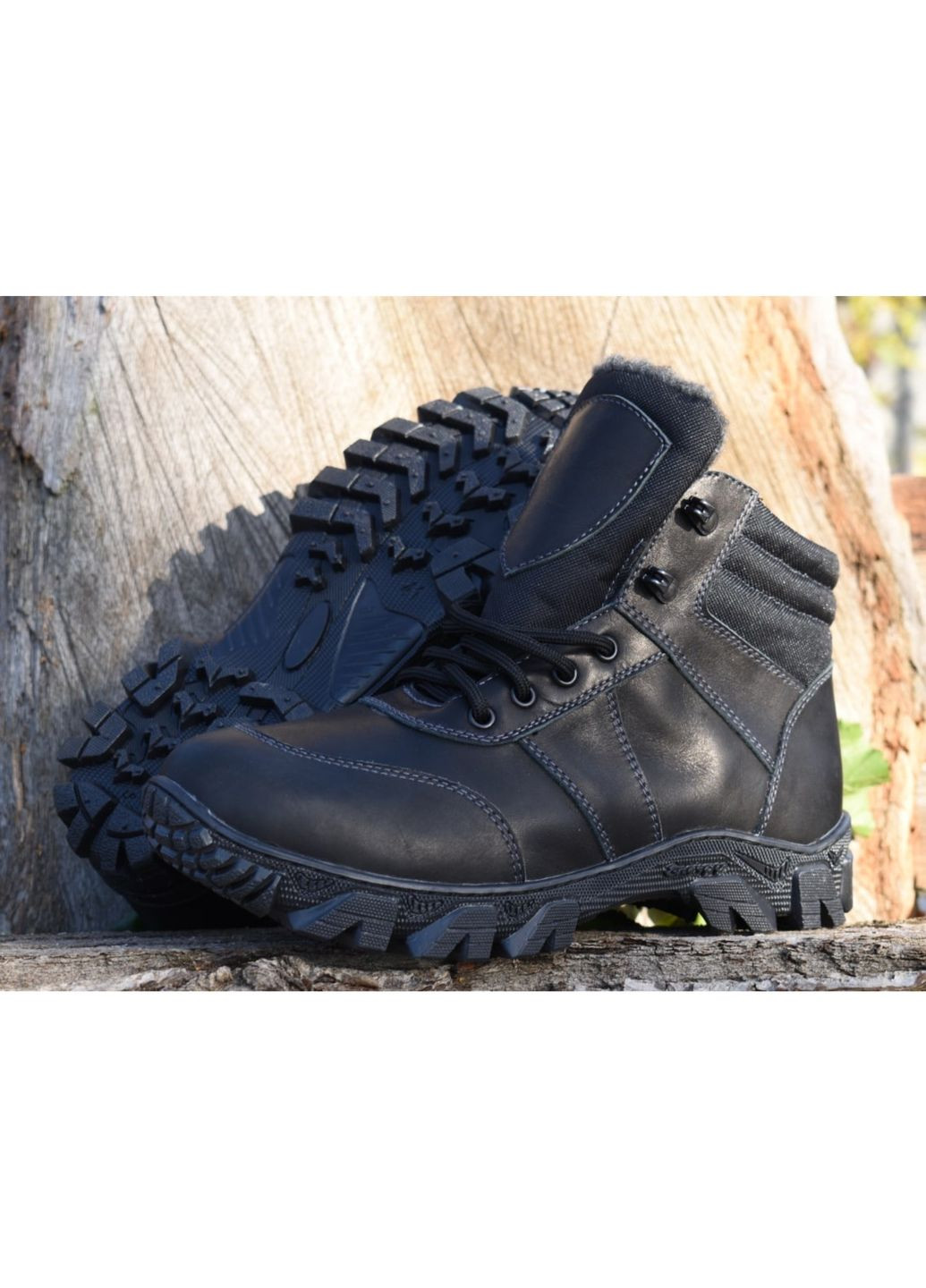 Чоловічі Зимові Тактичні Берці. 36-48р Чорні. Спеціальна трекінгова підошва! MSZM-1027 No Brand (301138663)