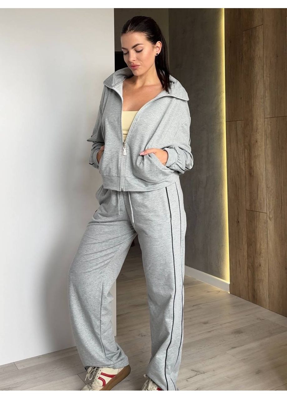 ✨ Стильний костюм з кантом — для яскравих повсякденних луків ✨Ознайомтесь з розмірною сіткою GD/GL Модний простір (364966028)