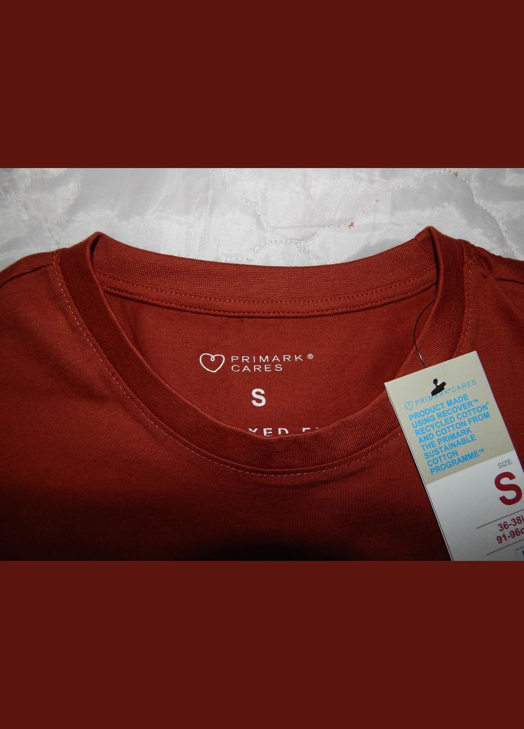 Теракотова чоловічі футболки cares оригінал р.48 063fmls (тільки у вказаному розмірі, тільки 1 шт) Primark