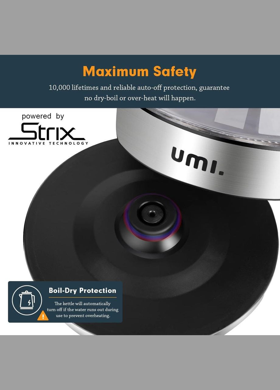 СТОК Стеклянный электрический чайник Umi (296808064)