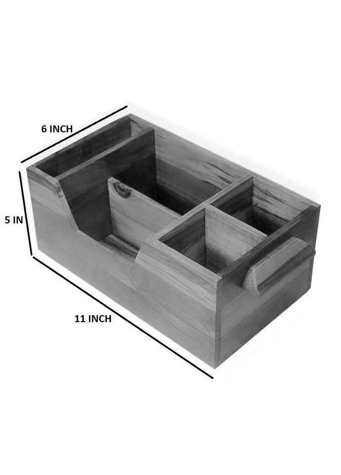 Подставка для столовых приборов из дерева Брокалита мускат (ПСП-013007) No Brand (327422831)
