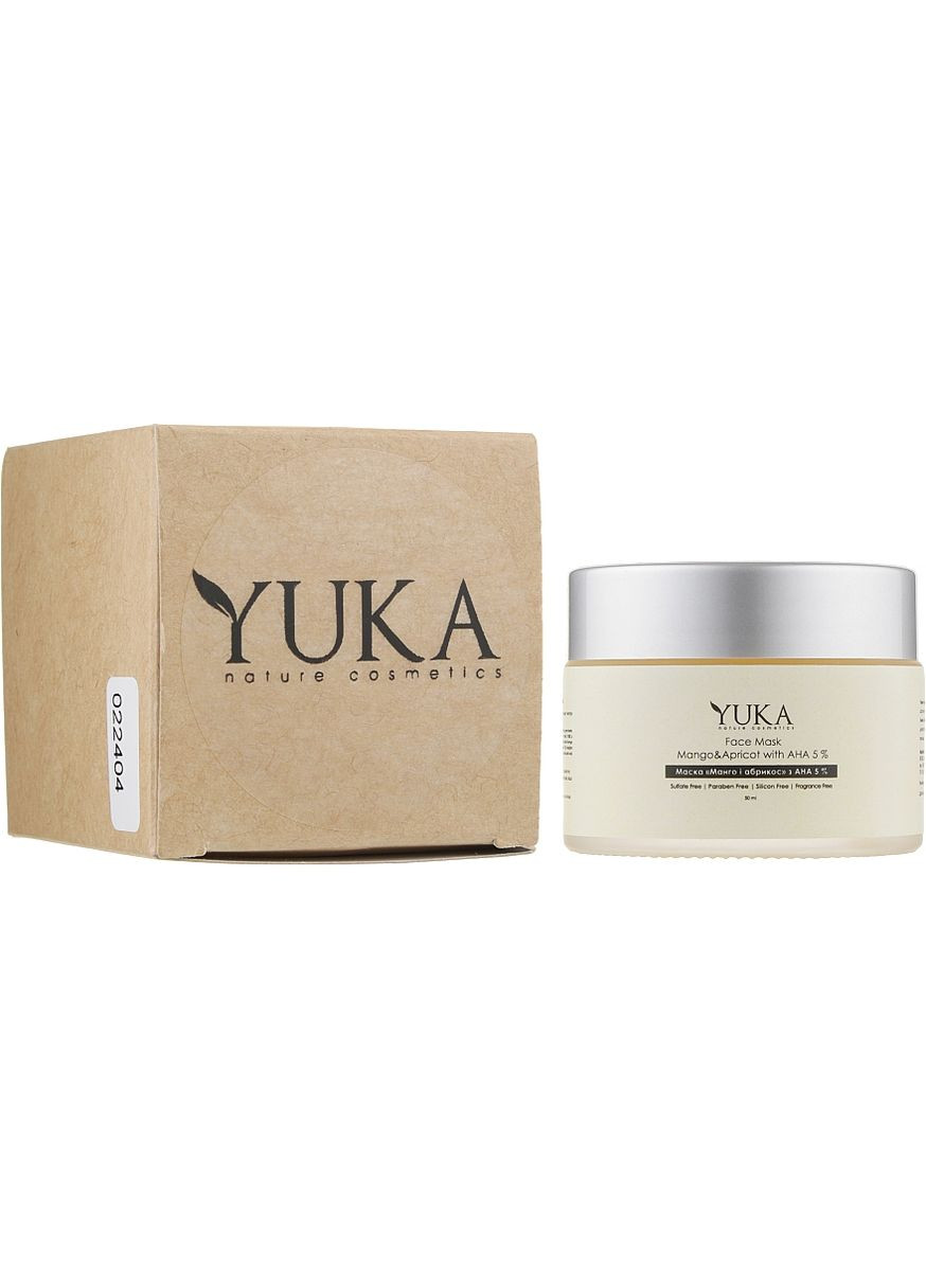 Маска-пілінг "Манго й абрикоса" з АНА Face Mack 50ml (914388-12123) Yuka (368624113)
