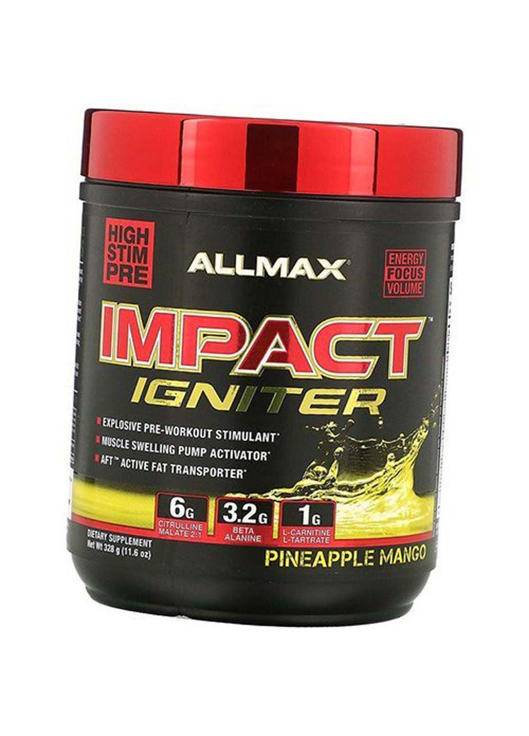 Предтренировочный комплекс Impact Igniter 328г Ананас-манго ALLMAX Nutrition (293515698)
