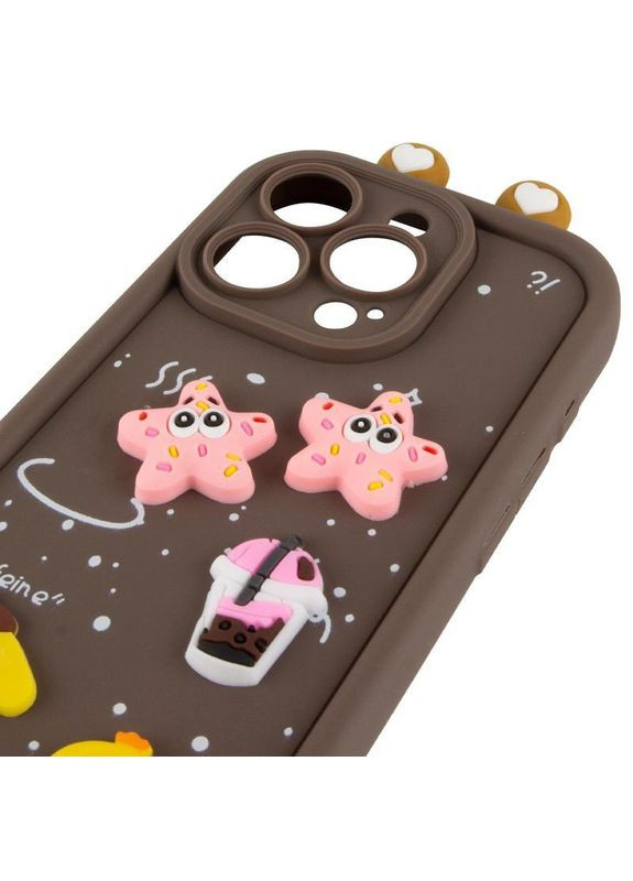 Чехол на Apple iPhone 13 Pro/ для айфона 13 об объемных Toys Case Light Pink Epik (360630335)