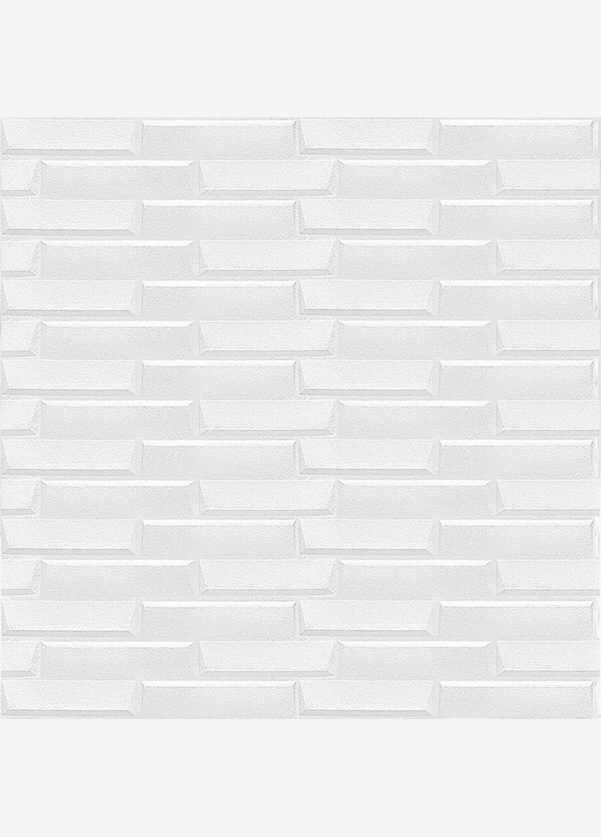 Самоклеюча 3D панель біла кладка 19600x700x5мм SW00001335 Sticker Wall (278314377)