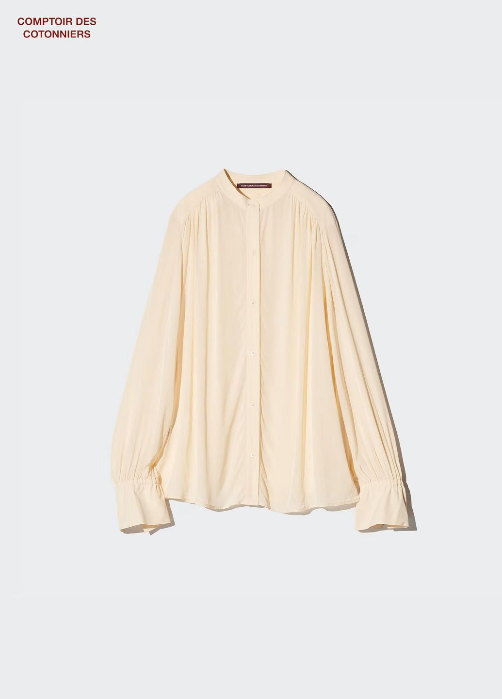 Коралловая блуза Uniqlo