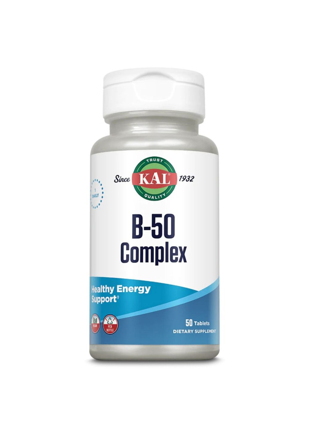 Комплекс вітамінів B-50 Complex - 50 tabs KAL (288677466)