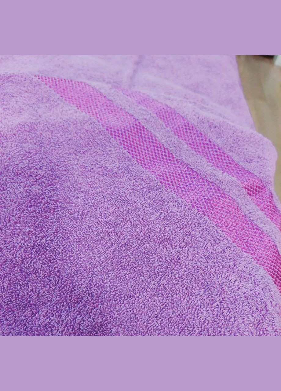 Простирадло махрове Aisha — Ai-pr пурпурове 200*220 Aisha Home Textile (288536806)