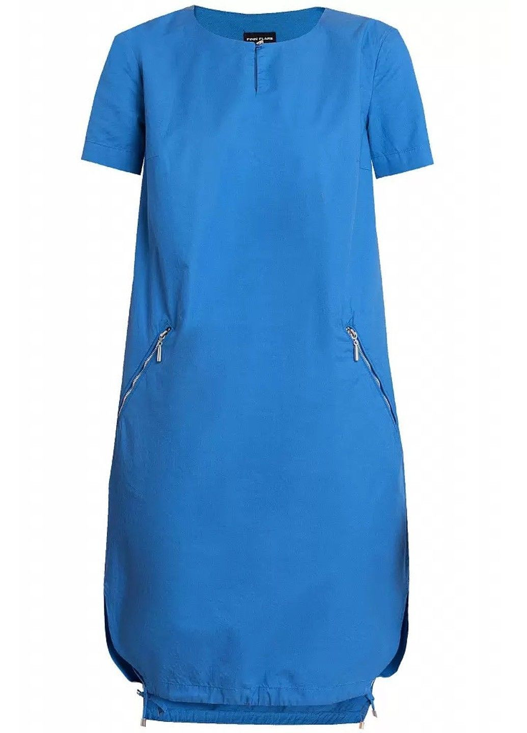 Синя кежуал сукня s18-32035-110 а-силует Finn Flare однотонна