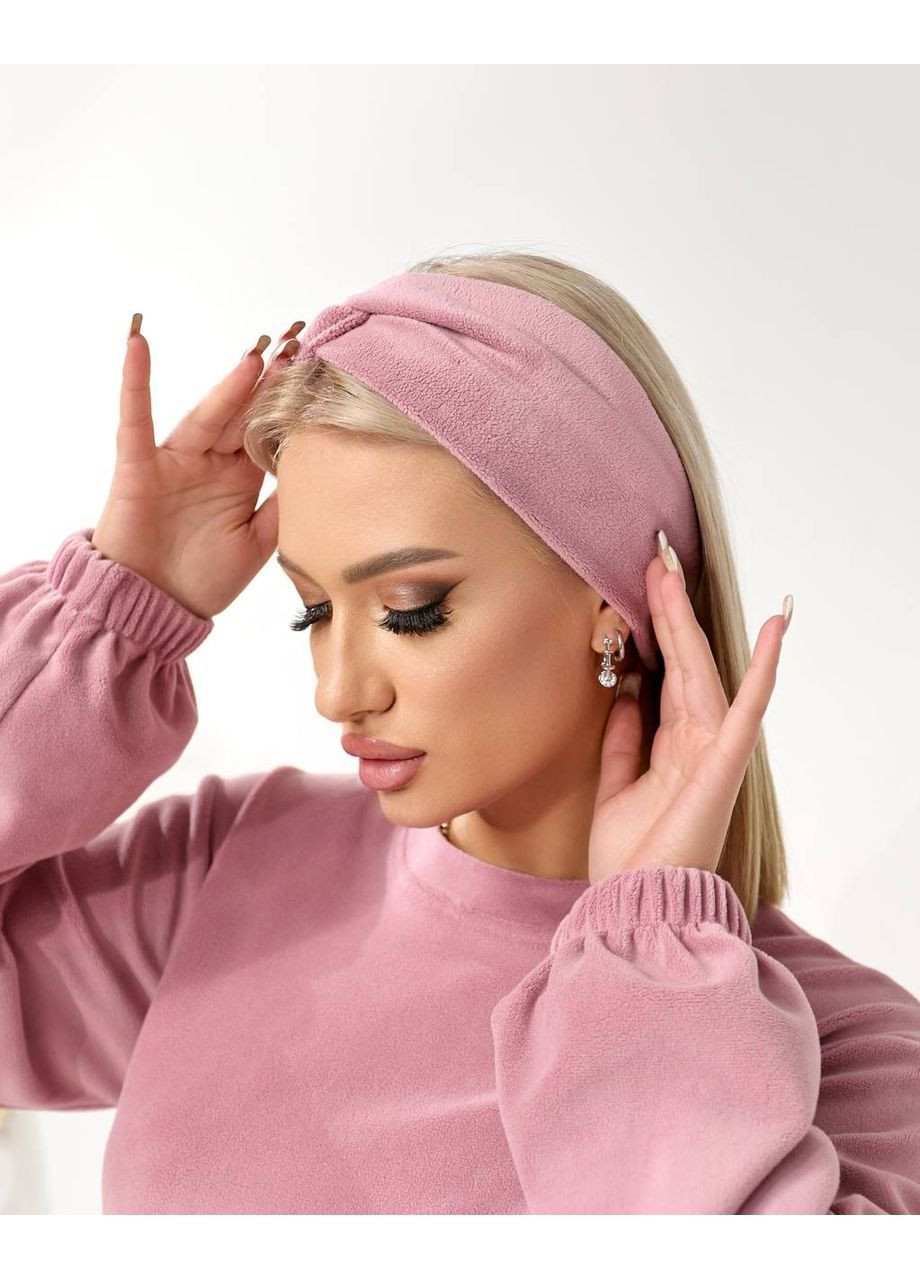 Пудрова жіноча піжама трійка Osoblyva