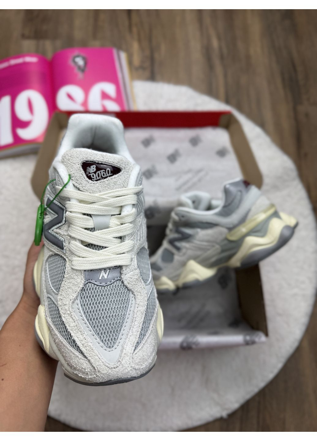 КРОССОВКИ ЖЕНСКИЕ NEW BALANCE 9060 JOE VOICES SEA SALT НЬЮ БЕЛАНС 9060 No Brand комбинированные демисезоны (367173161)