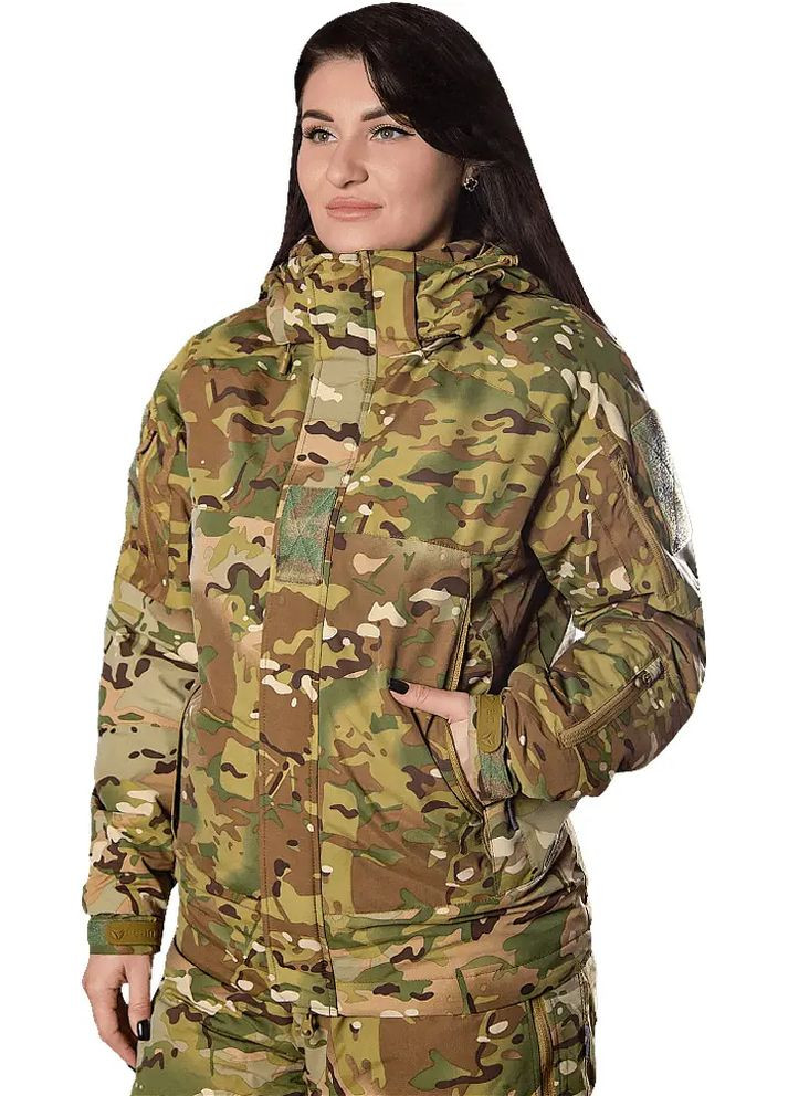 Комбінована демісезонна куртка defender 7 level camo Camotec