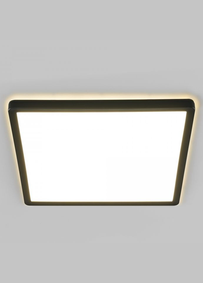 Светодиодный светильник с декоративной подсветкой квадратный VLDL3S-244B 24W 4000K черный Videx (282313731)