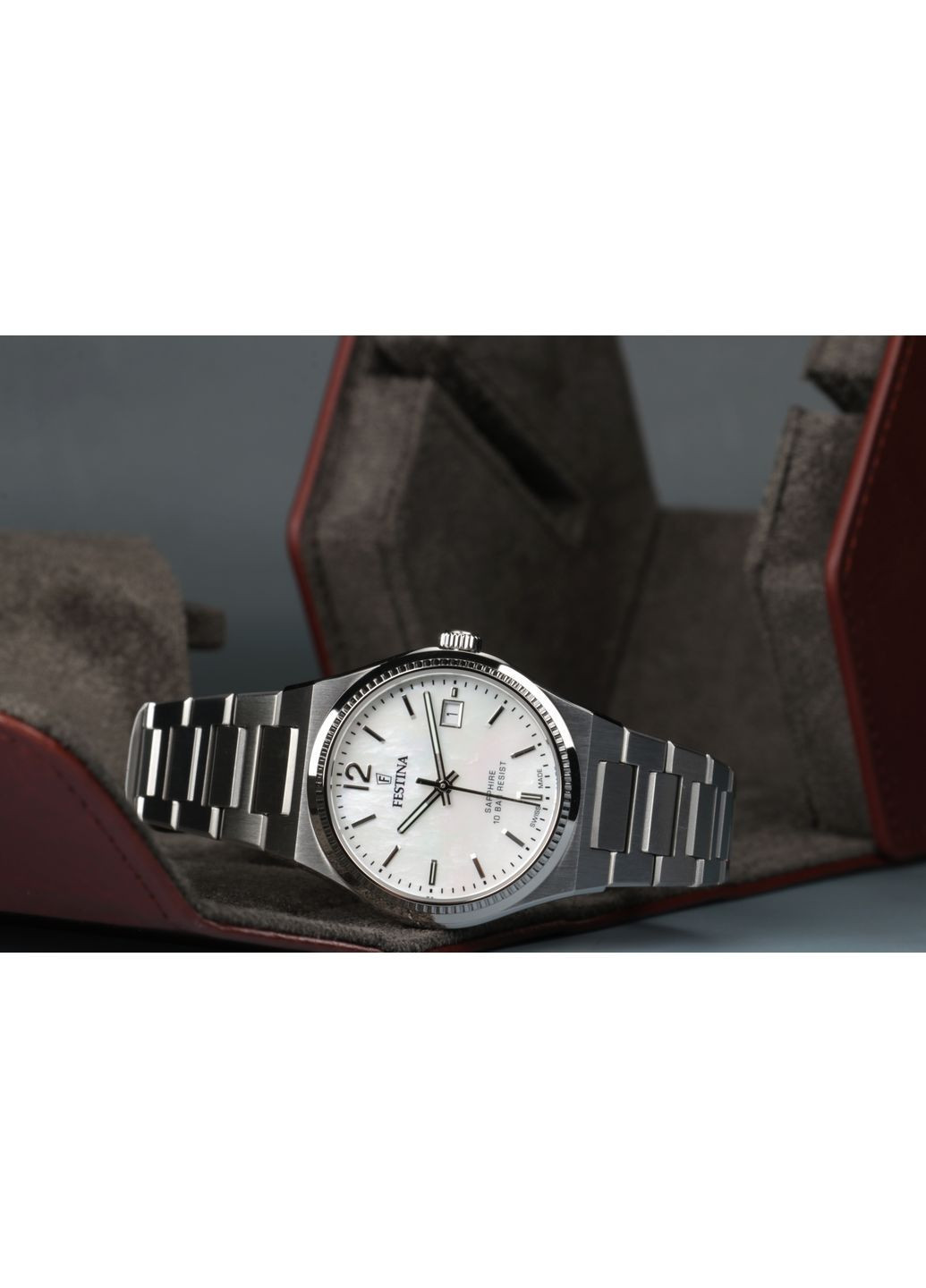 Жіночий наручний годинник 4649381 Сріблястий (F20035/1) Festina (366423982)