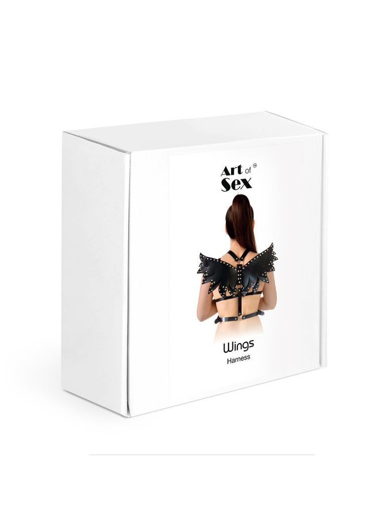 Женская портупея Wings белая XS-M, экокожа Art of Sex (331149250)