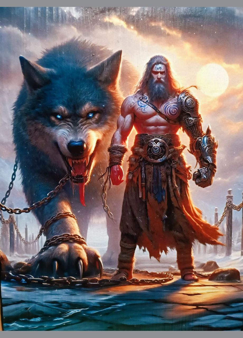 Панно Тюр – бог войны и справедливости в скандинавской мифологии Handmade (313442427)