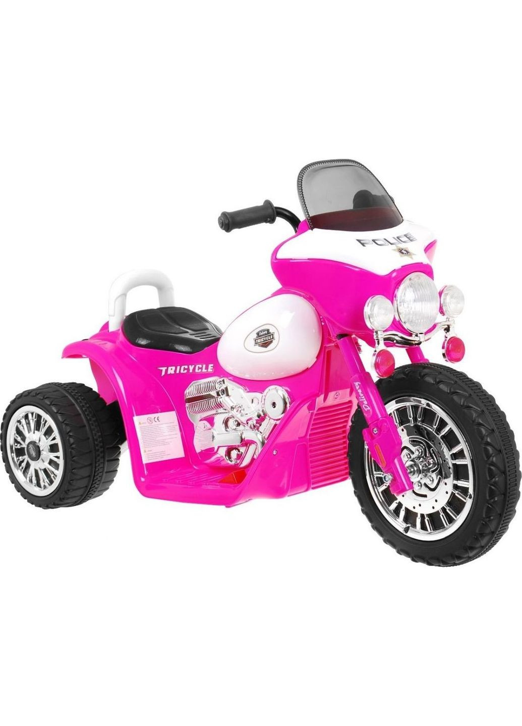 Детский аккумуляторный мотоцикл PA.JT568.ROZ розовый Ramiz (364233692)