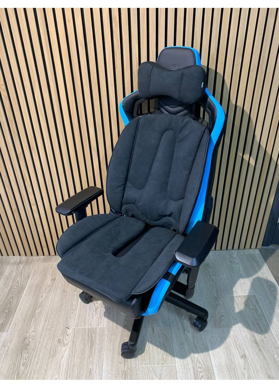 Топовий комплект з натуральної алькантари Ekkoseat 3. Game-123AL-101. Чорний Ekko Seat (353718964)