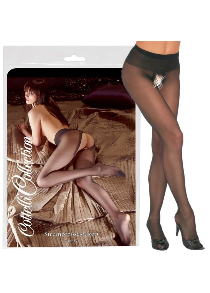 Эротические колготки с вырезом в интимной зоне 2 Cottelli Collection (303136456)
