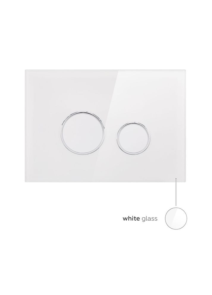 Набор инсталляция 4 в 1 Nest ST с круглой панелью смыва Qtap QT0133M425V1164GW (337514743)