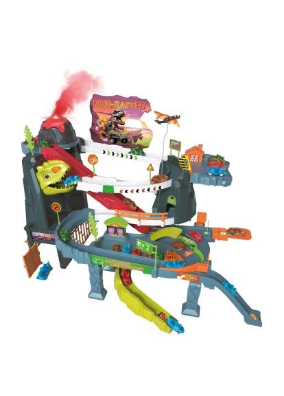 Игровой набор Dino автотрек-вулкан электрический, 8 машинок (5505A) Zipp Toys Dino автотрек-вулкан електричний, 8 машинок (364492009)