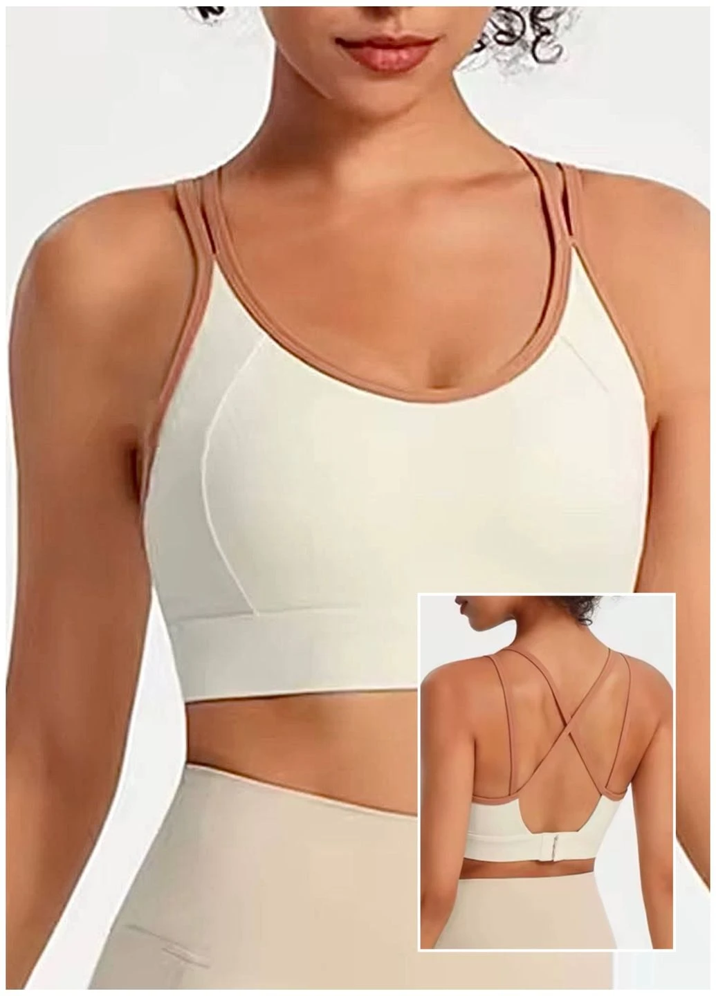 Спортивный топ для фитнеса и зала No Brand (331162624)