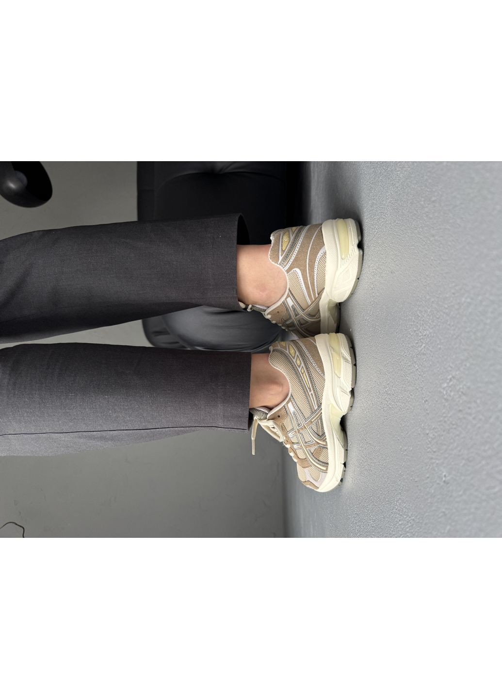 Коричневі Осінні кросівки чоловічі та жіночі asics gel-1130 brown beige | асікс гель-1130 коричневі No Brand