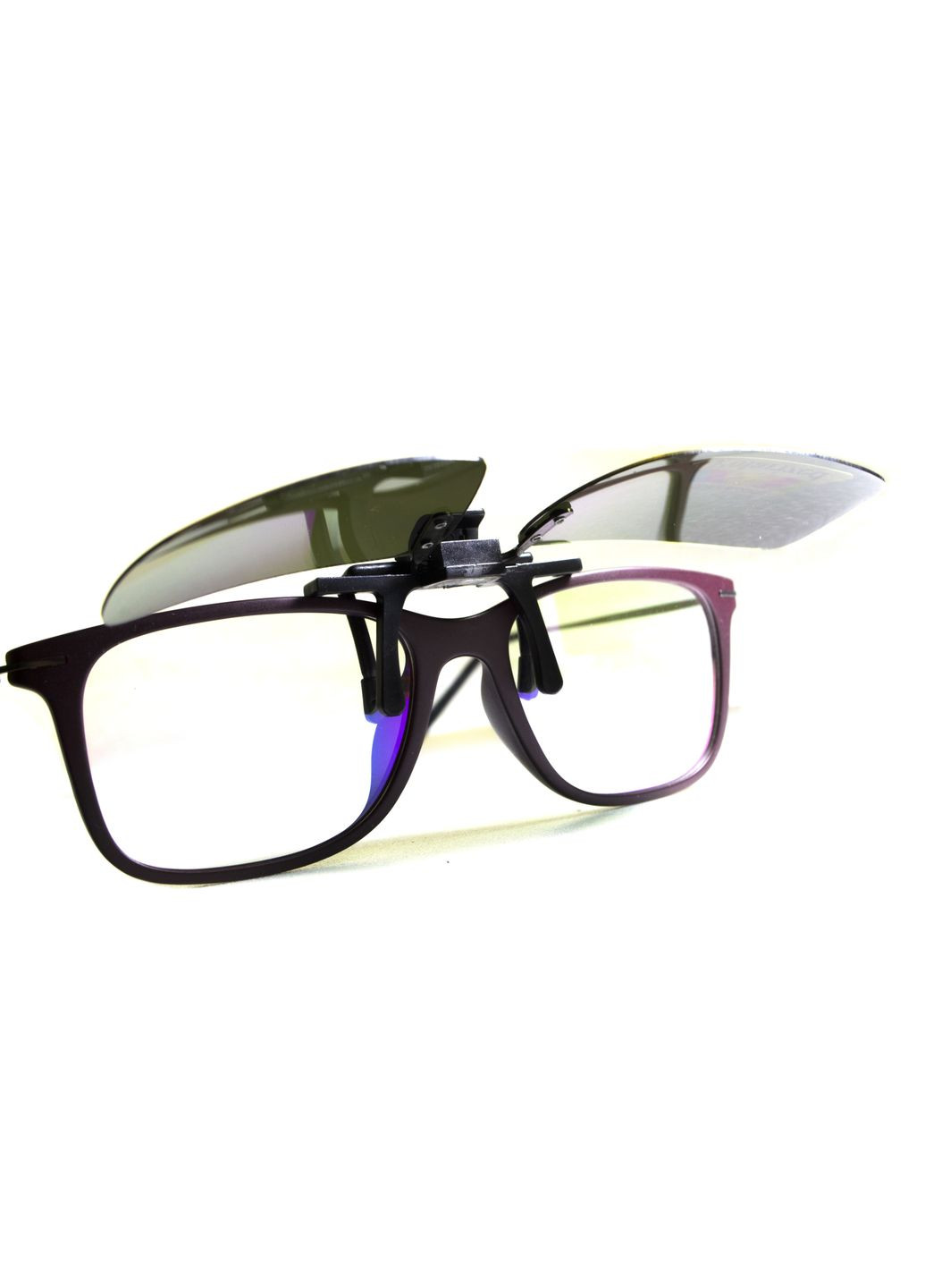 Поляризационная накладка на очки (черно-зеленая) Best (319704573)