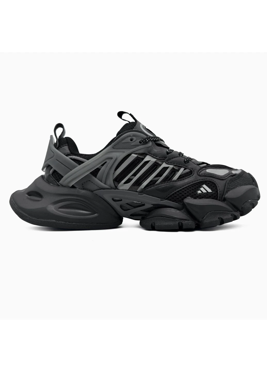 КРОССОВКИ ЖЕНСКИЕ ADIDAS VENTO XLG DELUXE BLACK АДИДАС ВЕНТО ЧЕРНЫЕ No Brand чёрные демисезоны (391063831)